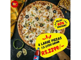 Day Night Pizza! Enjoy 60% Discount On Deal 13 For Rs.2299/-image-1138